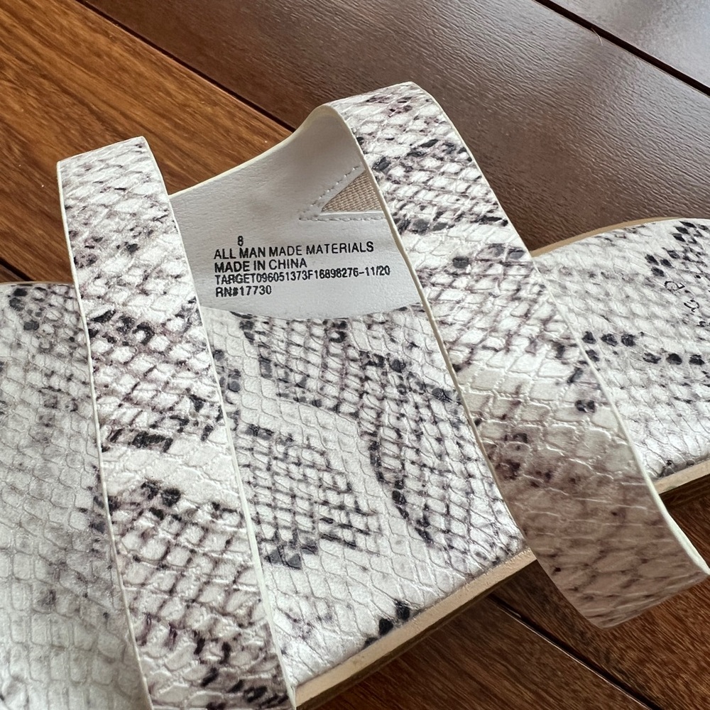 a new day, snake print sandal - Picture 3 of 4